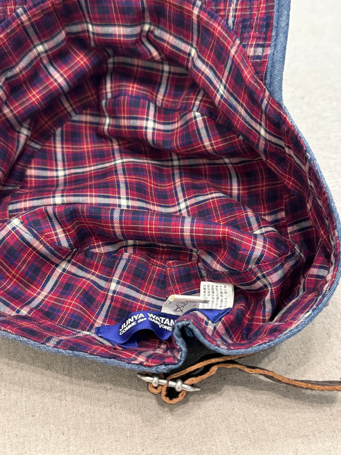 준야와타나베 레더 스트랩 캡 상품이미지6