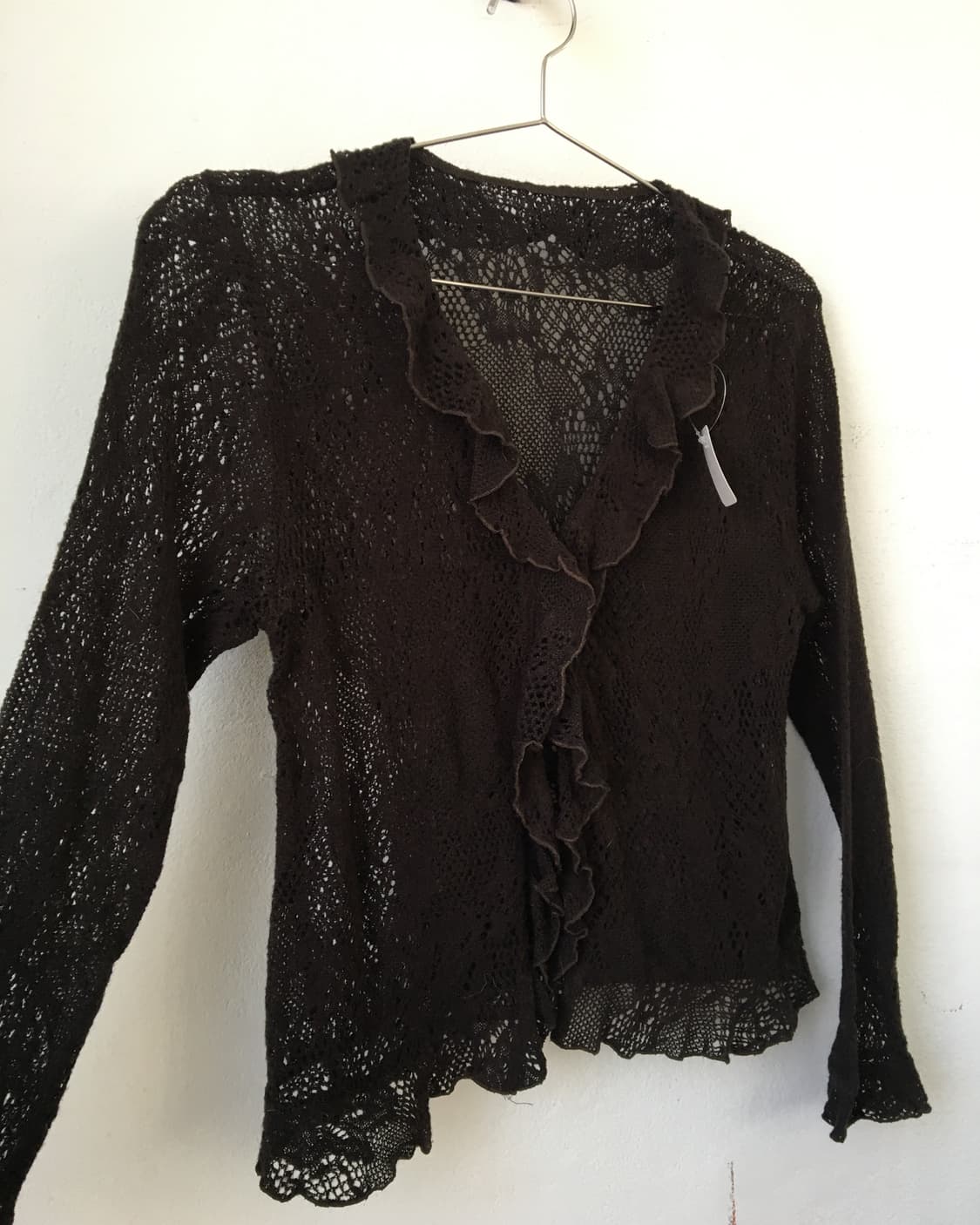 Pattern ruffle cardigan 상품이미지4