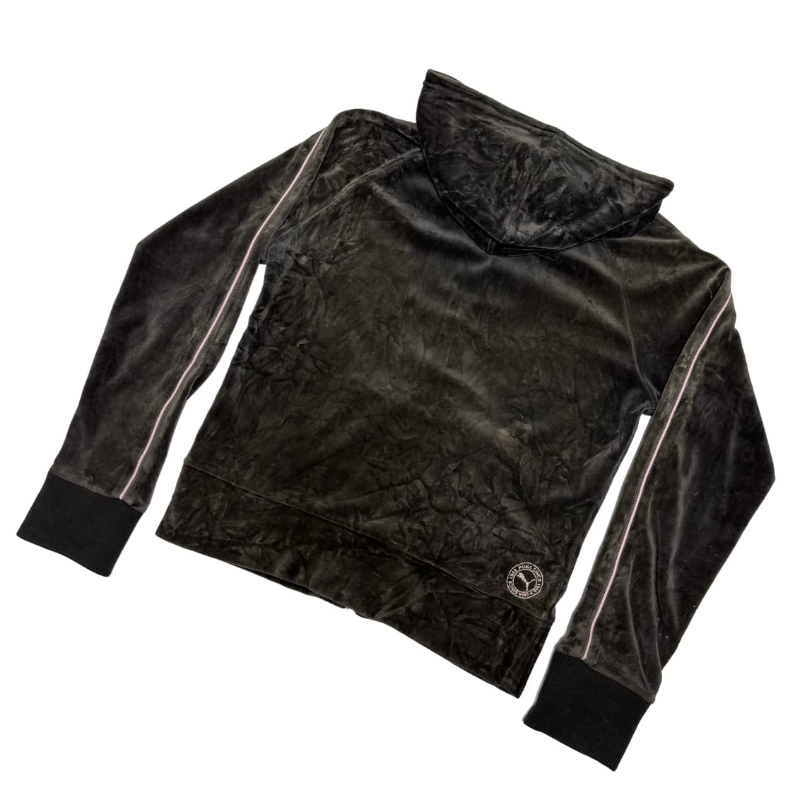 푸마(PUMA) 아카이브 벨벳 로즈 골드 후드 집업 상품이미지4