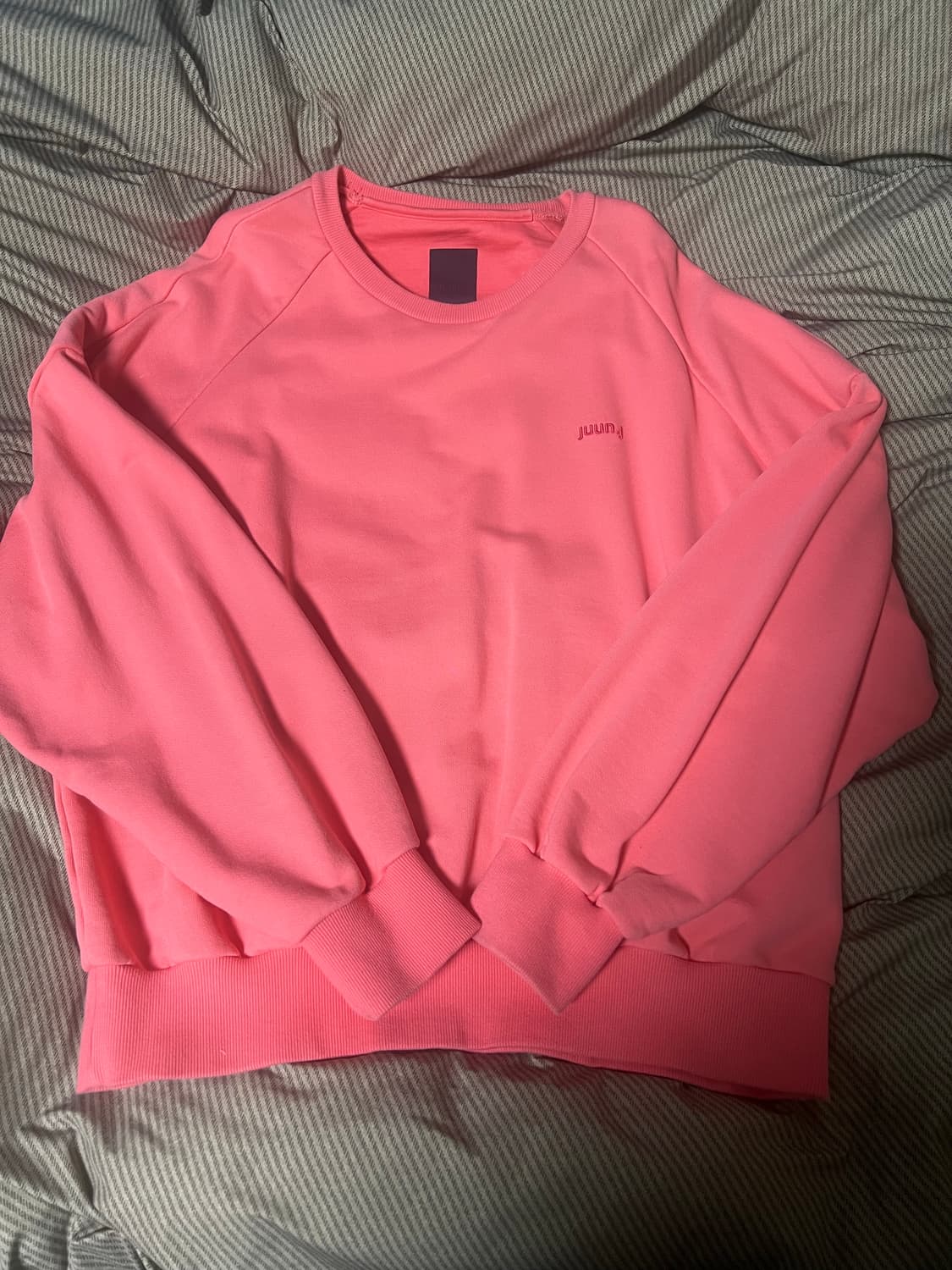 준지 서울소울 핑크 맨투맨 xs 상품이미지1