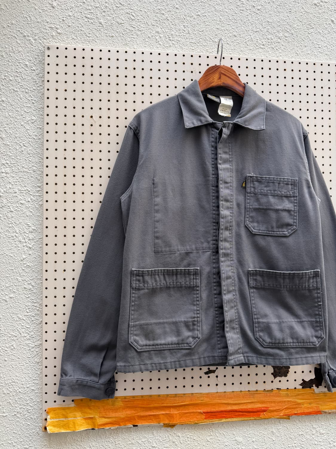 1990s CEPOVETT FADED GREY 프렌치워크자켓 상품이미지3
