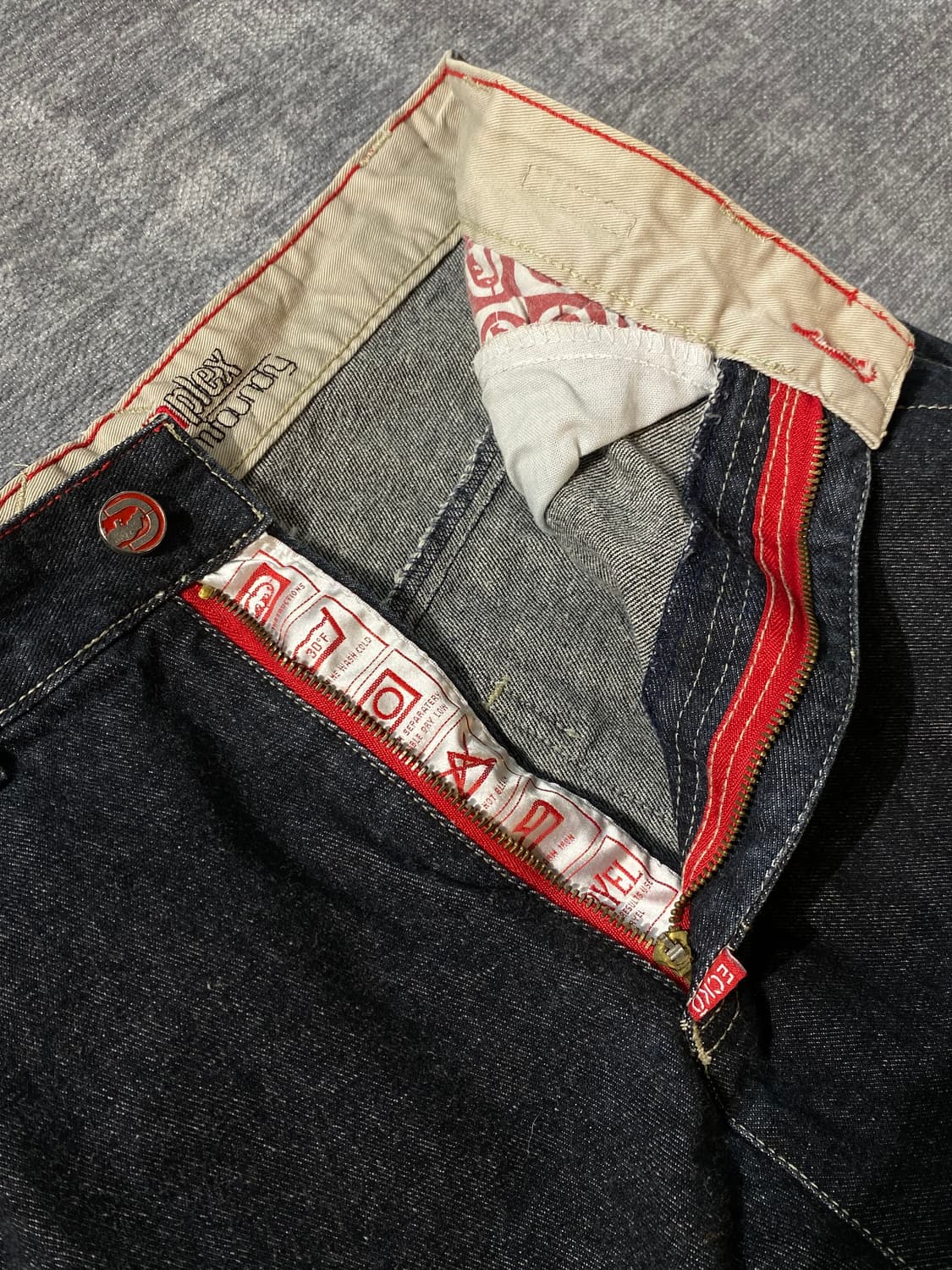 [30] ECKO UNLTD  에코언리밋 올드스쿨 데님 카고 와이드팬츠 상품이미지7