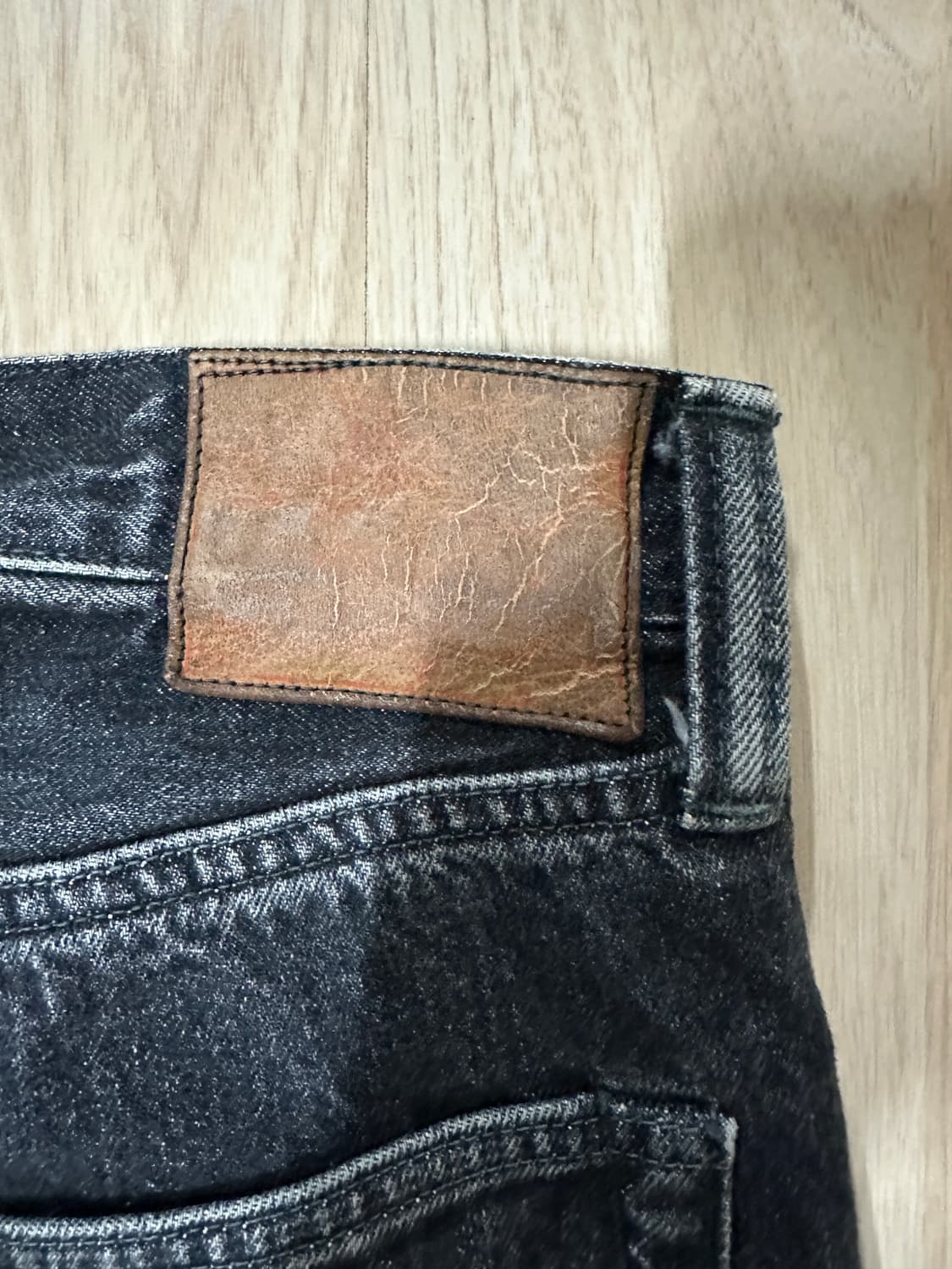 [30]슈가케인 1947 블랙 하드워시 데님 상품이미지5