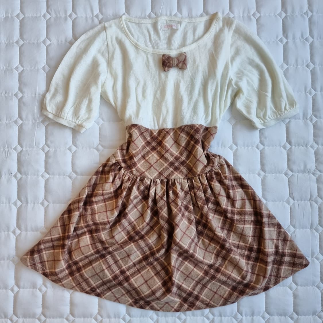 Liz Lisa 리즈리사 모카 체크 투피스원피스 상품이미지1