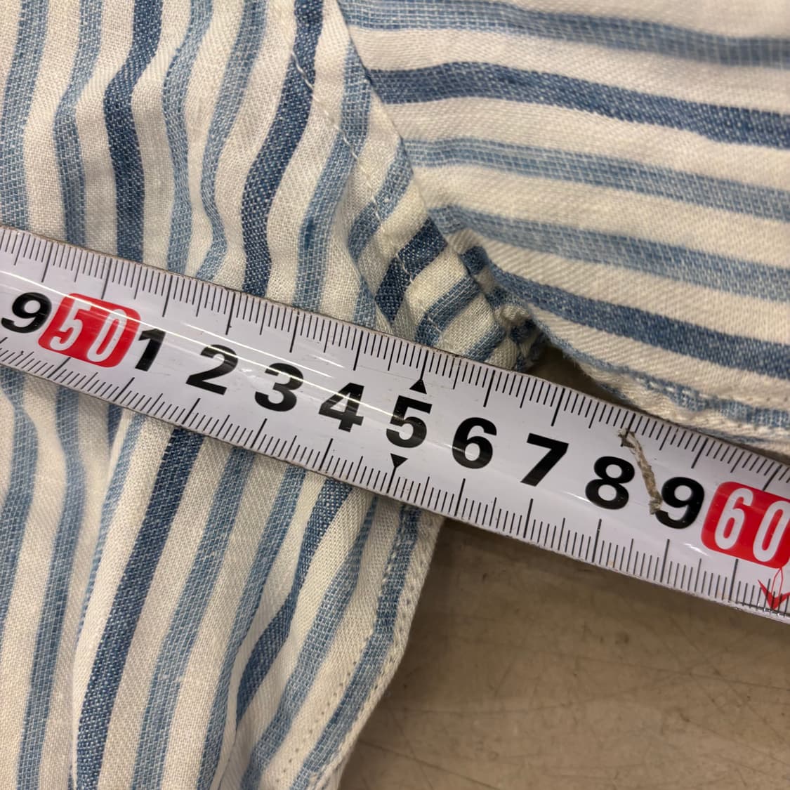 시리즈 스트라이프 린넨 헨리넥 셔츠 상품이미지5