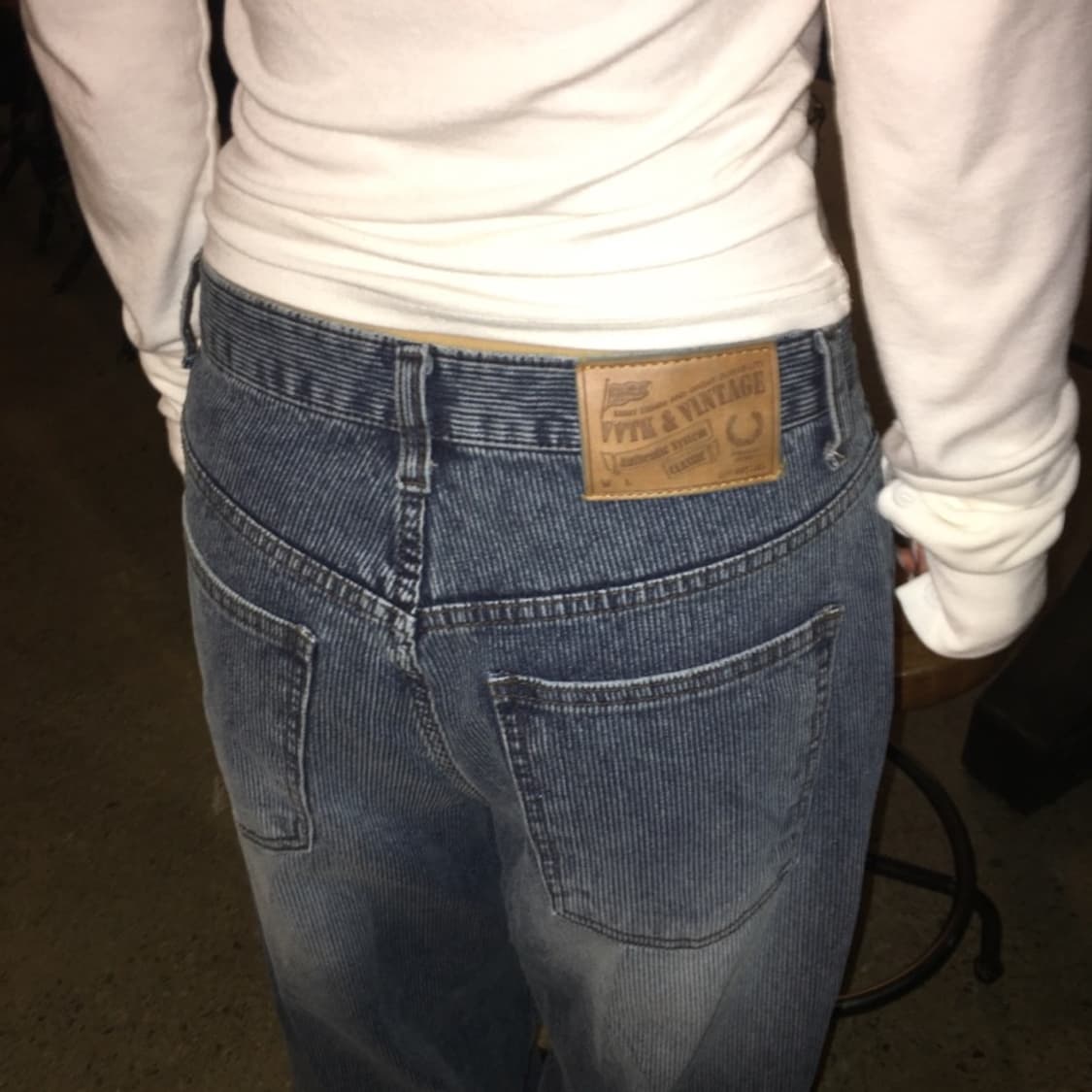 스트라이프 데님 팬츠 상품이미지2