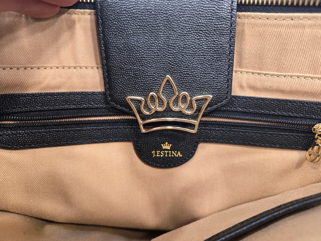 제이에스티나 블랙 숄더백 쇼퍼백 가방 상품이미지9