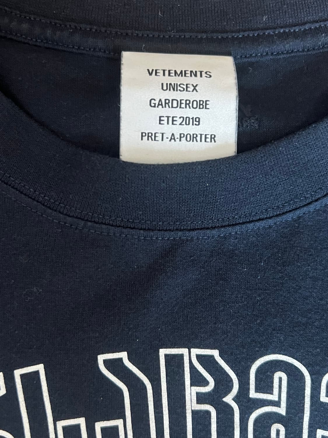 [XL] 뎀나 베트멍 SS19 카툰 프린트 티셔츠 상품이미지4