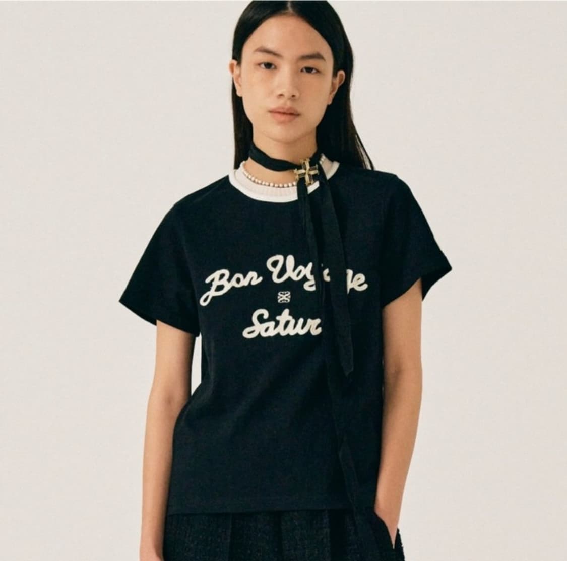 세터 본 보야지 로고 티셔츠 상품이미지1