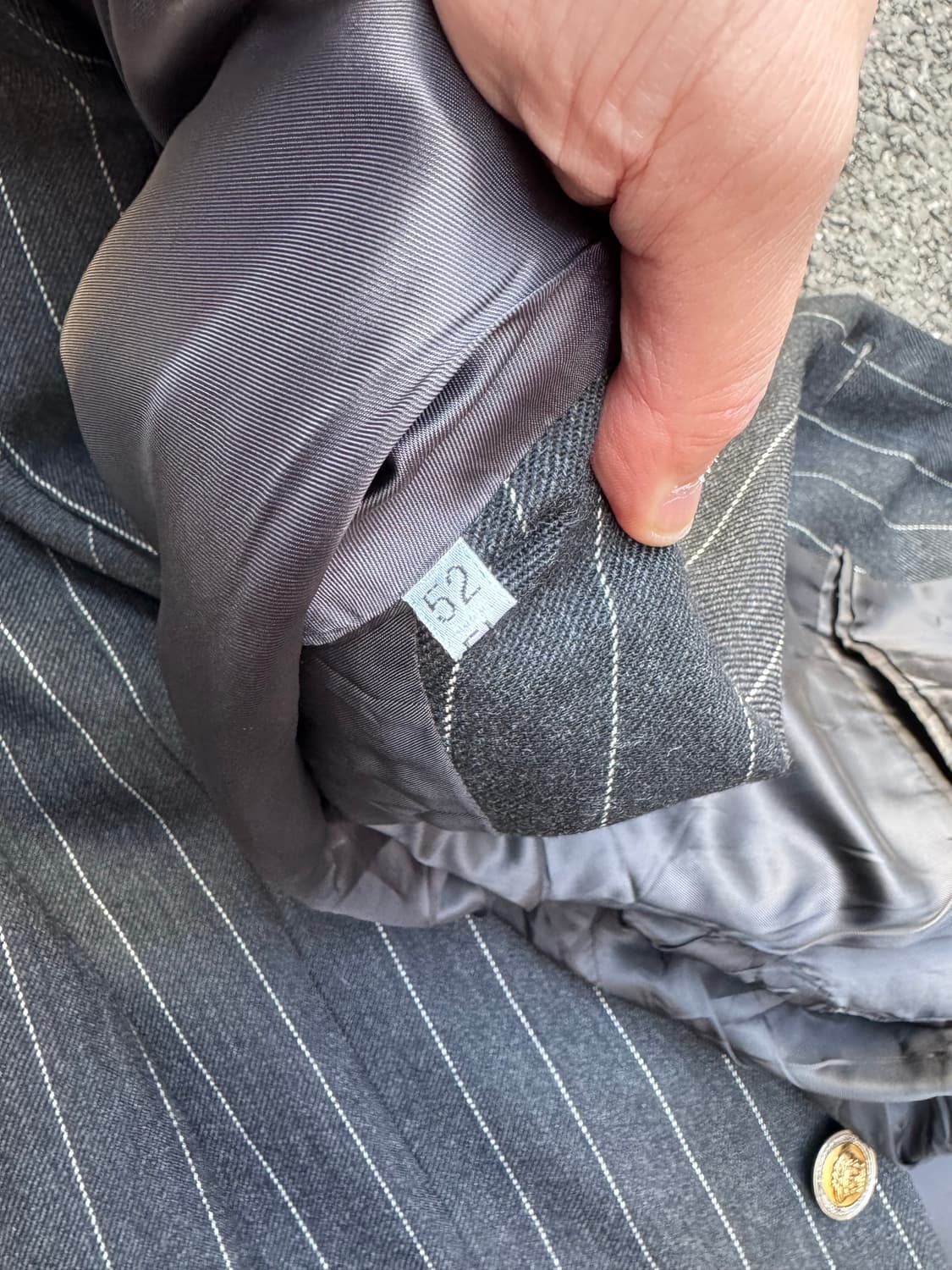 지아니 베르사체 스트라이프 울 블레이저  상품이미지7