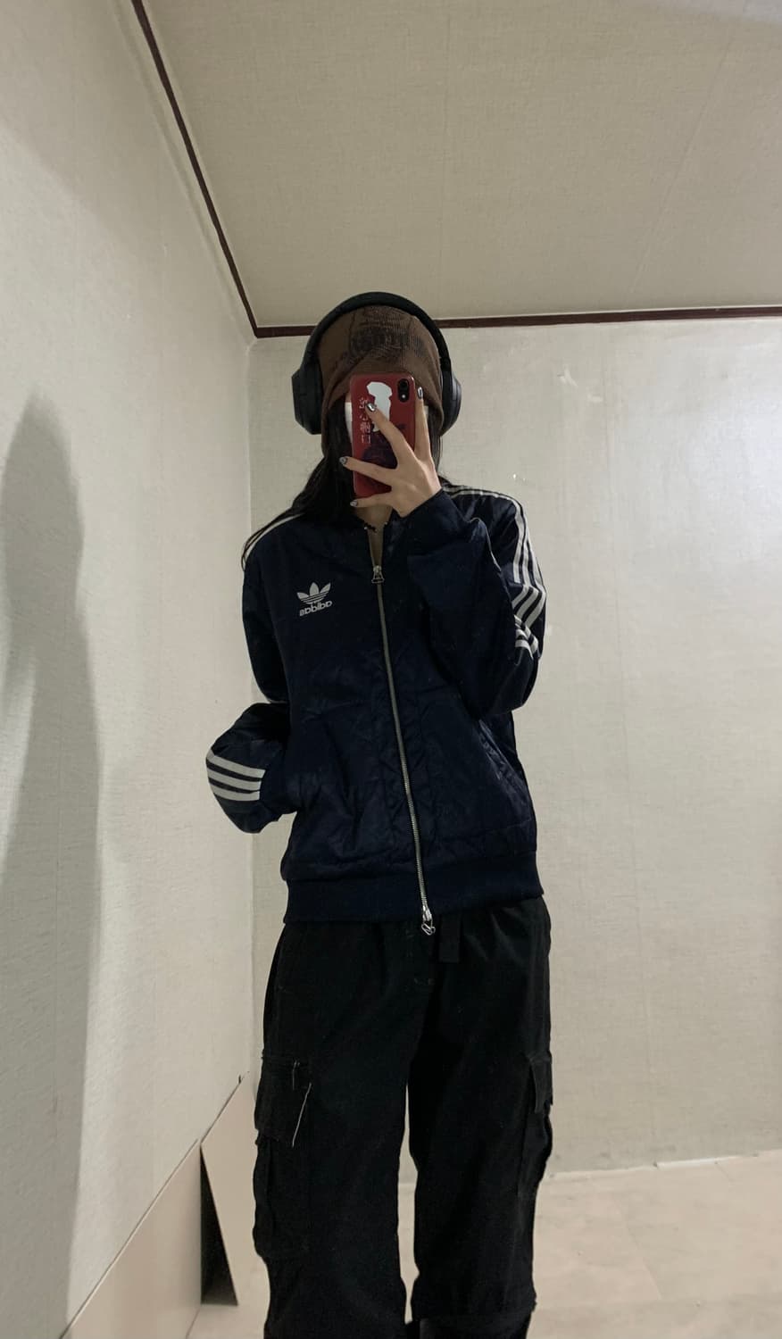 navy quilting padded jumper 상품이미지7