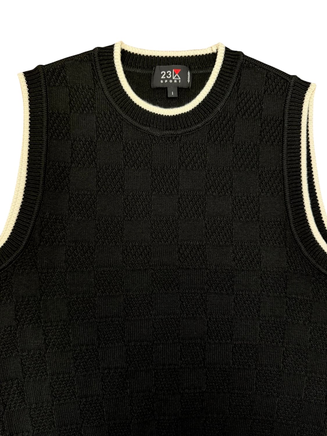Vintage 23SPORT round knit vest  상품이미지2