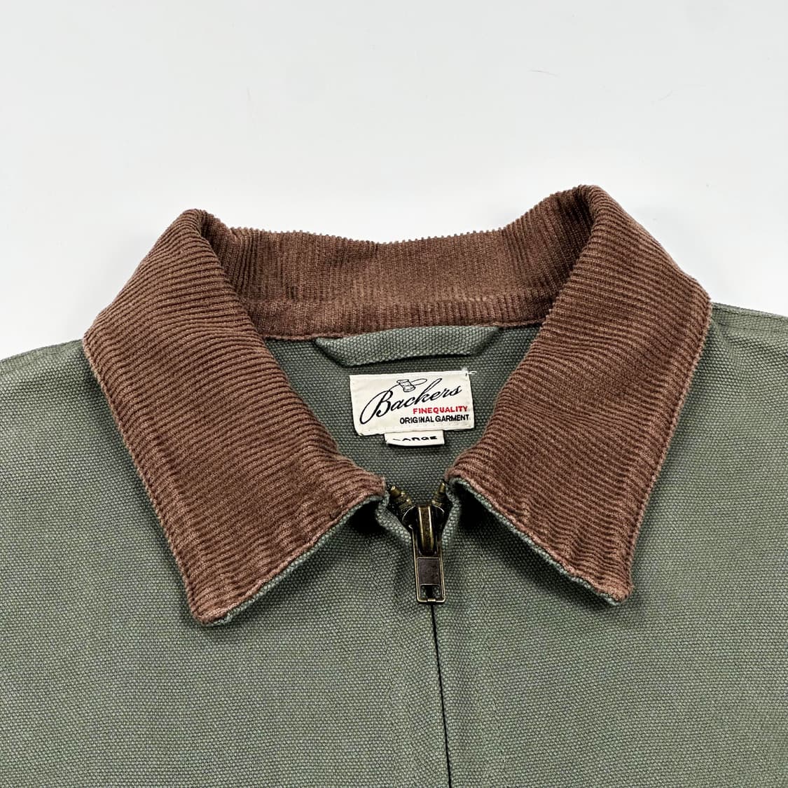 VTG 빈티지 재팬 워크웨어 카키 워크자켓 (L) 상품이미지3