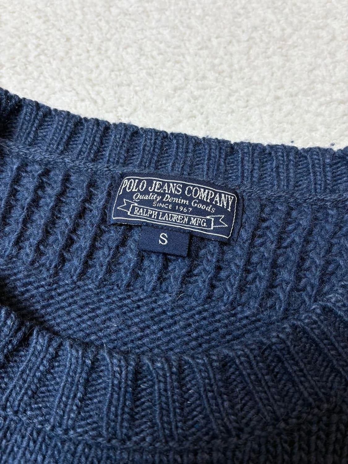 폴로진스 00's 빈티지 성조기 알파카 혼방 니트 PN6686 상품이미지5
