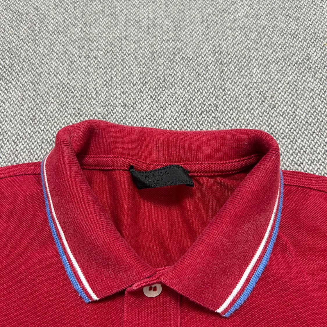 프라다 체스트 로고 카라티(S) 상품이미지5