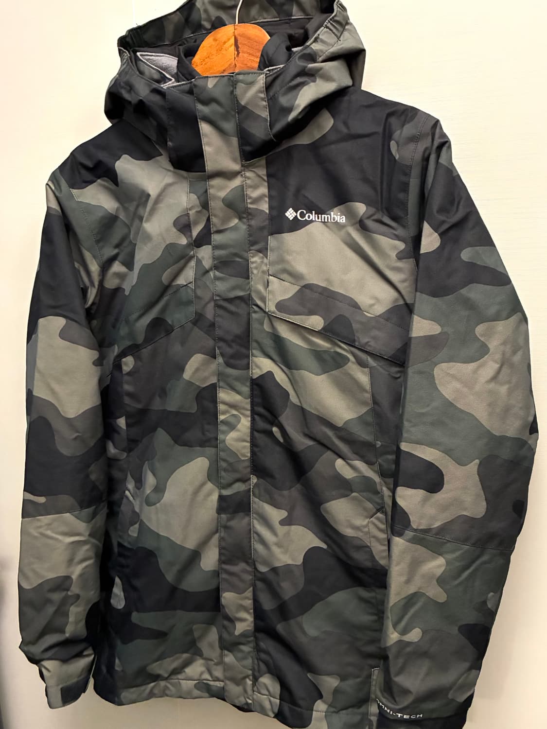 (L)컬럼비아 2 in 1 부가부 카모 옴니펙 플리스 바람막이자켓 점퍼 상품이미지4