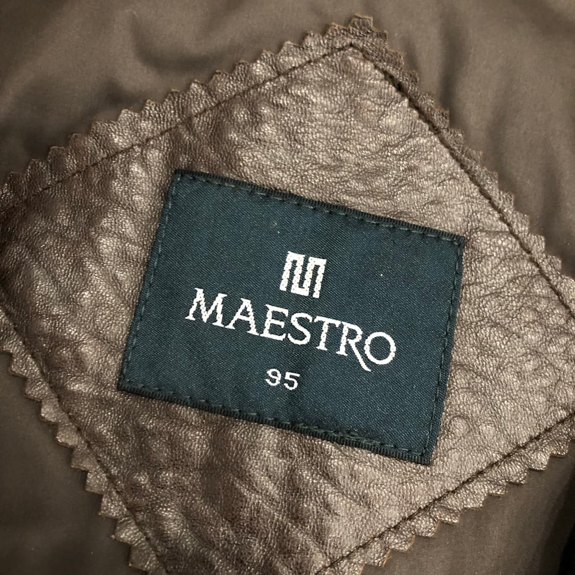 마에스트로 양가죽 브라운 레더 가죽 자켓 상품이미지4