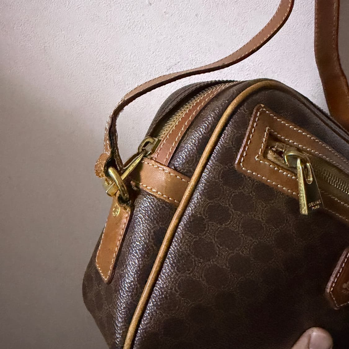 빈티지 셀린느 마카담 클러치&카메라백 일괄 상품이미지4