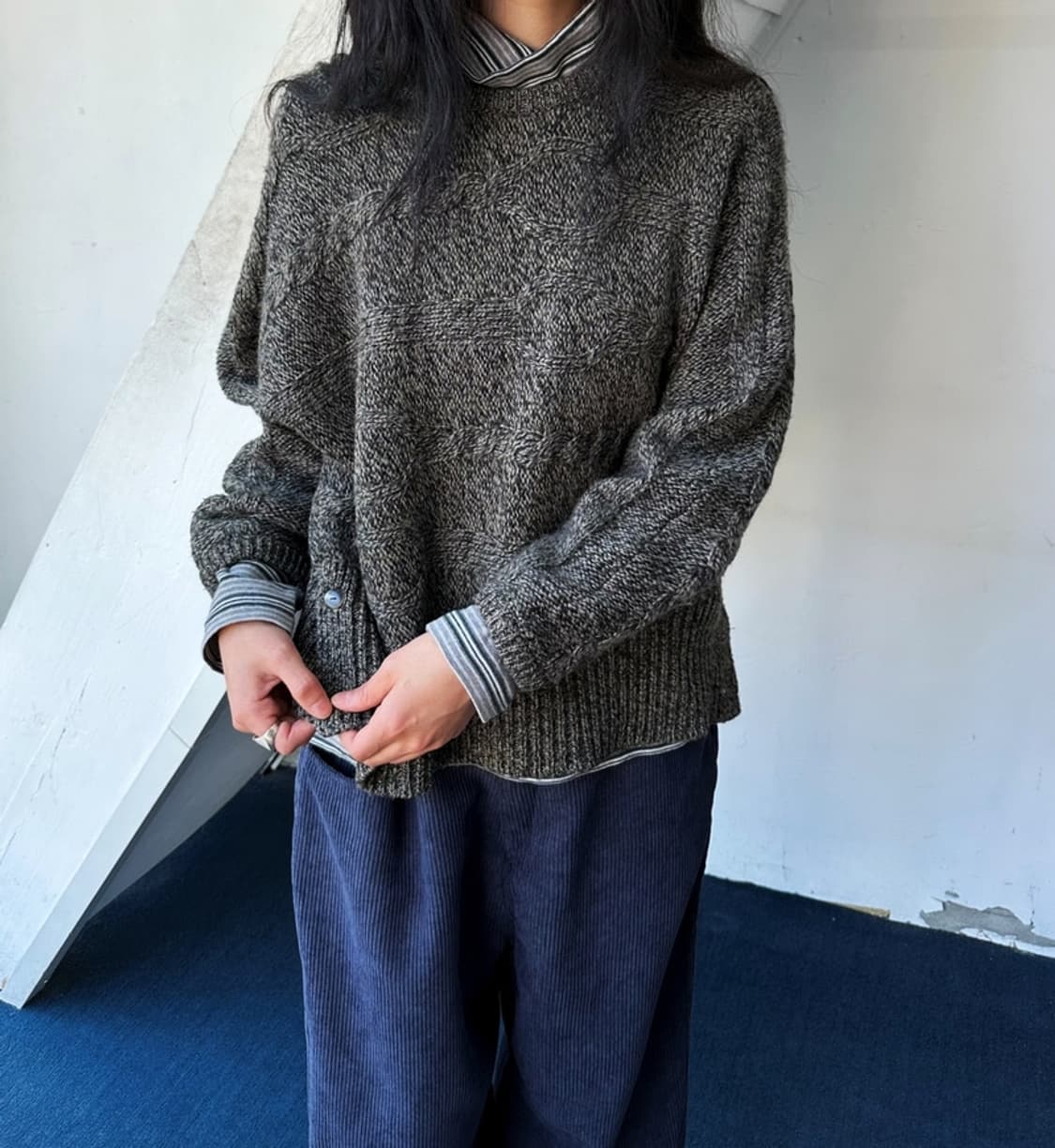 Middle gauge side button wide silhouette 상품이미지7