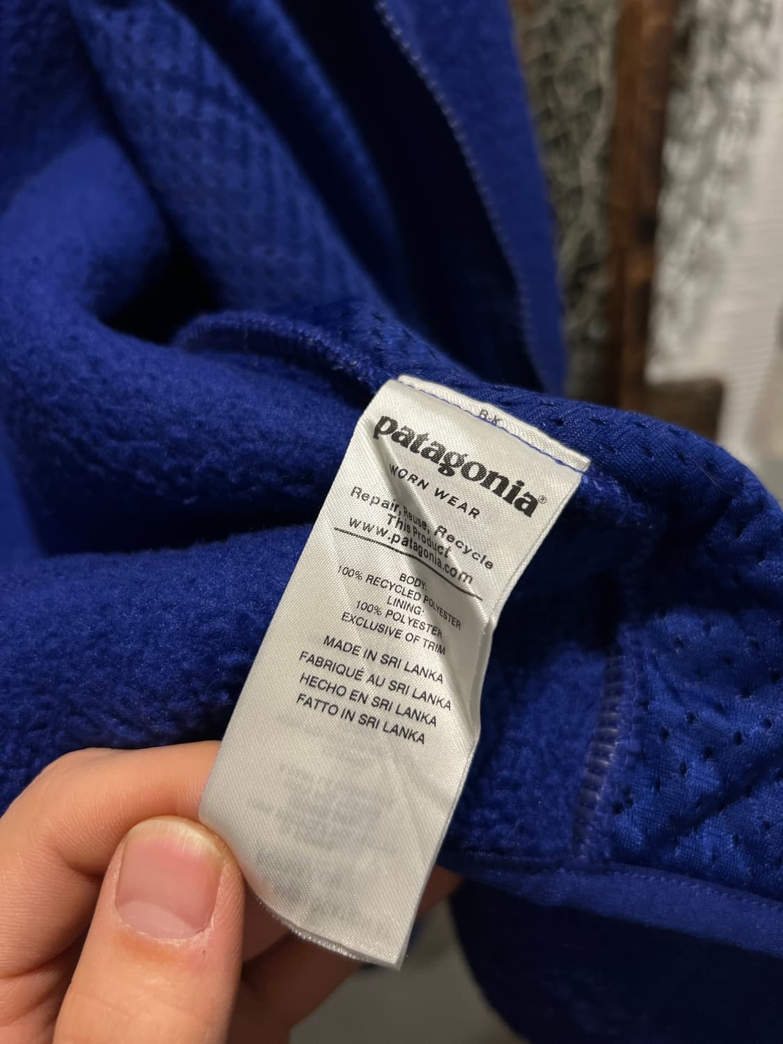 [2XL]파타고니아 빈티지블루 레트로 플리스 자켓 상품이미지6