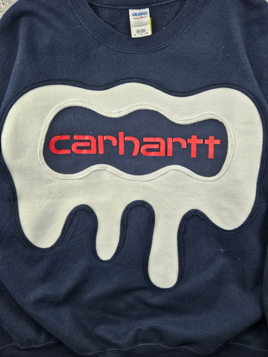 칼하트X길단 아플리케 커스텀 맨투맨 스웻셔츠 ( XL ) / 11540 상품이미지7
