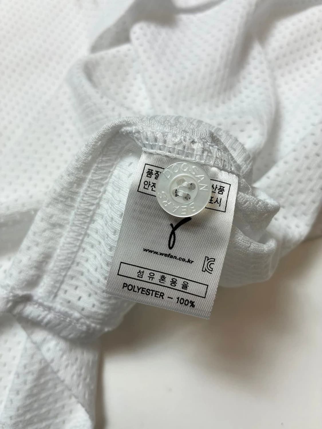 휠라 x 두산베어스 구장의 109 반팔 야구 유니폼 PN8695 상품이미지8