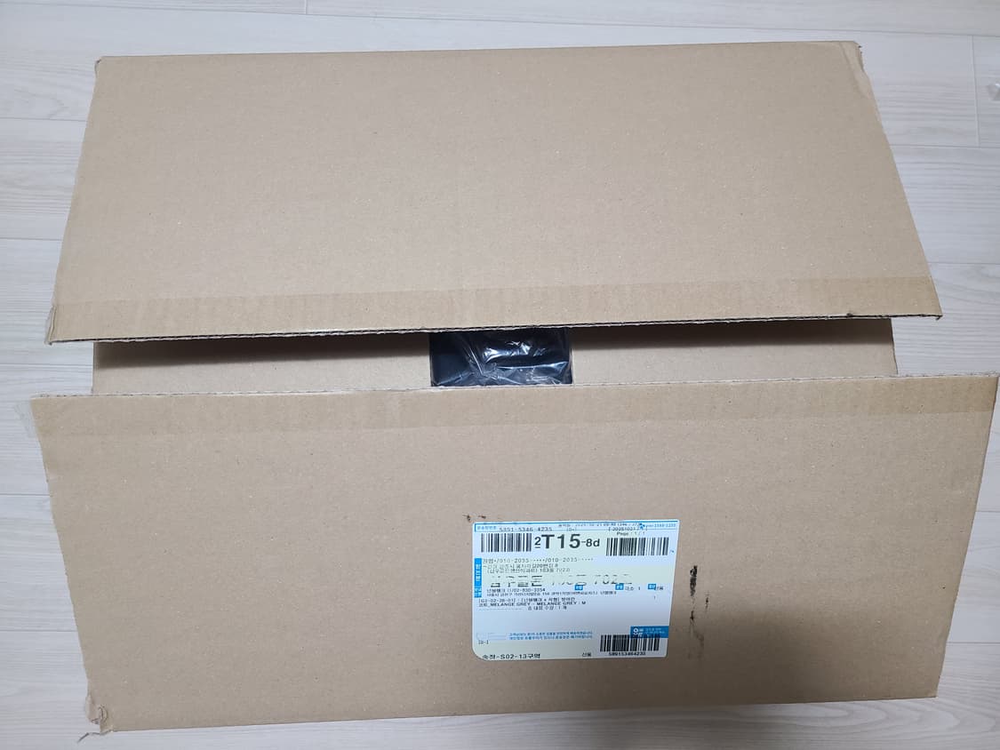 넌블랭크 삭형 발마칸 코트 (멜란지 그레이, M) 상품이미지6