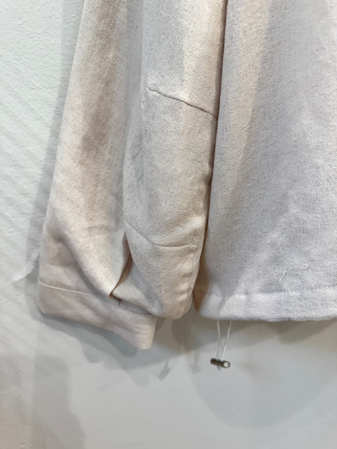 일본 빈티지 린넨 하이넥 블루종 상품이미지8