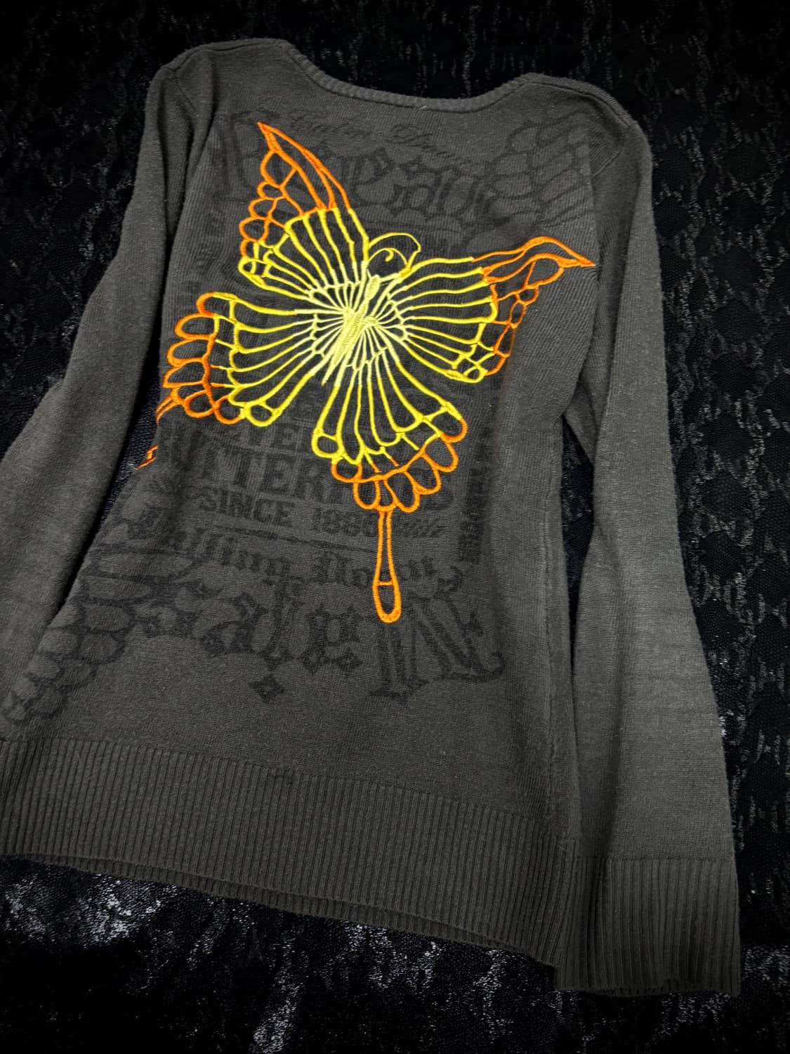 GLITZ”00‘s butterfly&Punk Print Sleeve 상품이미지4