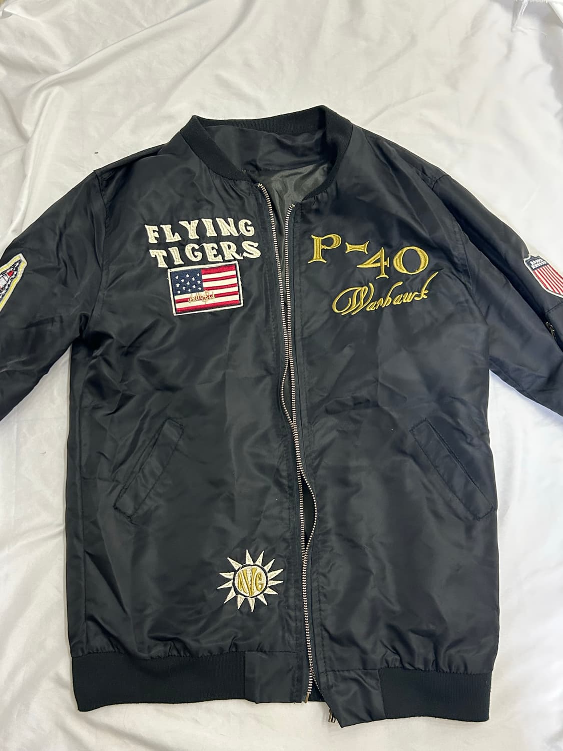 플라잉 타이거즈 P-40 워호크 항공 점퍼 상품이미지1
