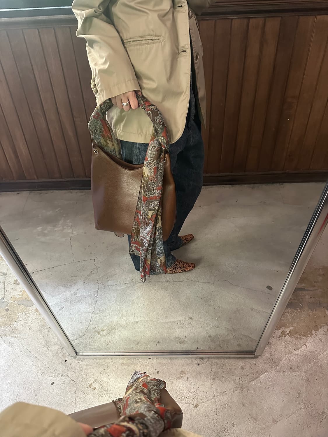 GUCCI leather bamboo bag 상품이미지2