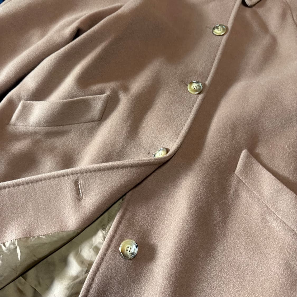 앙드레 모리스 버진울 싱글 코트 42 상품이미지3