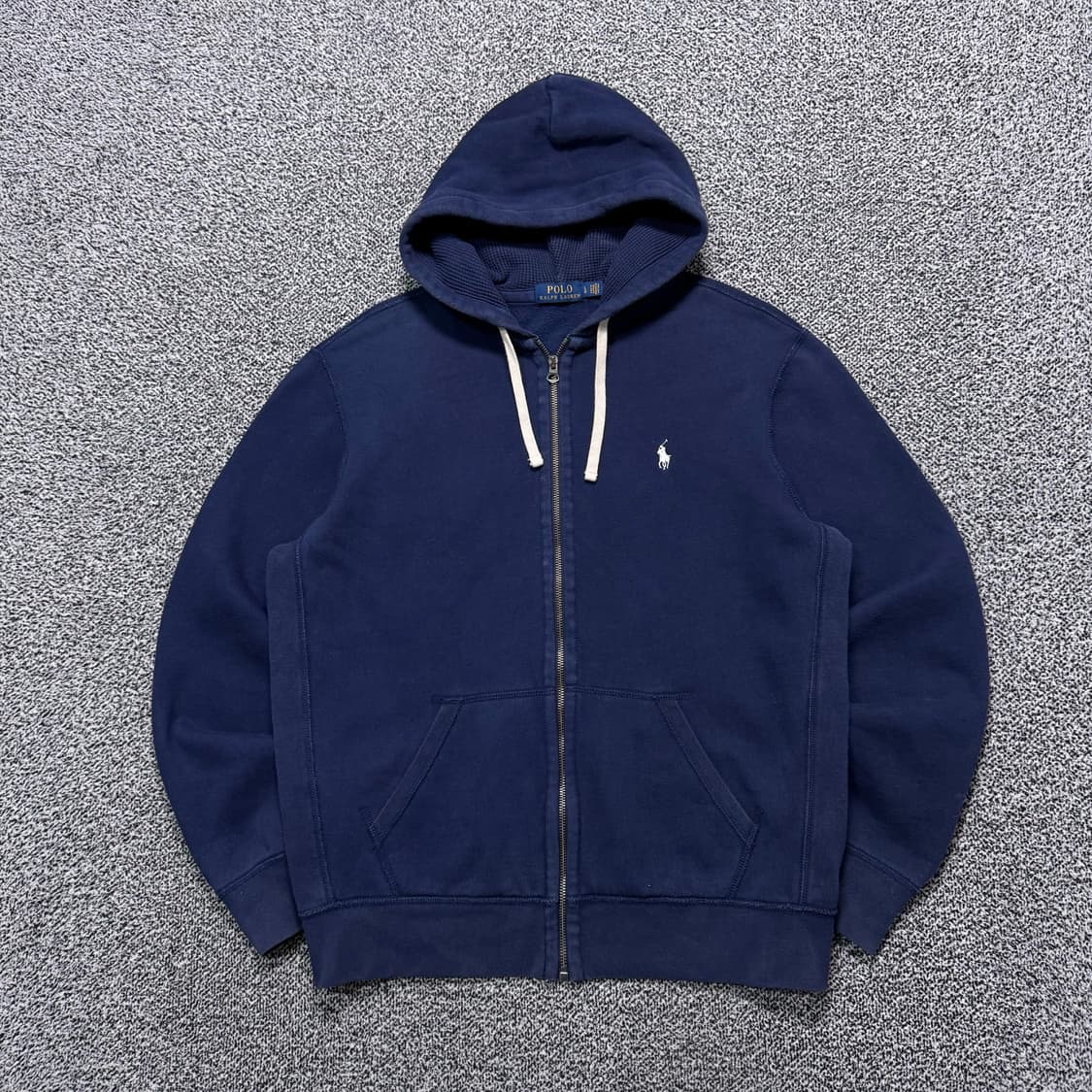 Name : 폴로 랄프로렌 시그니처로고 네이비컬러 후드집업 :)  상품이미지1