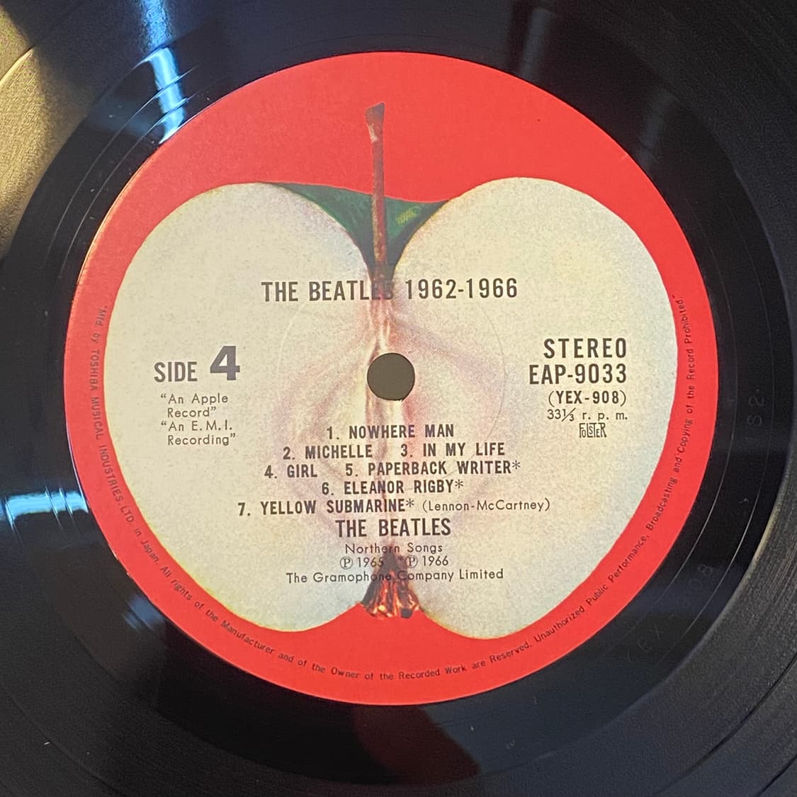 (LP-일본반) The Beatles - 1962-1966 (Red Al 상품이미지7