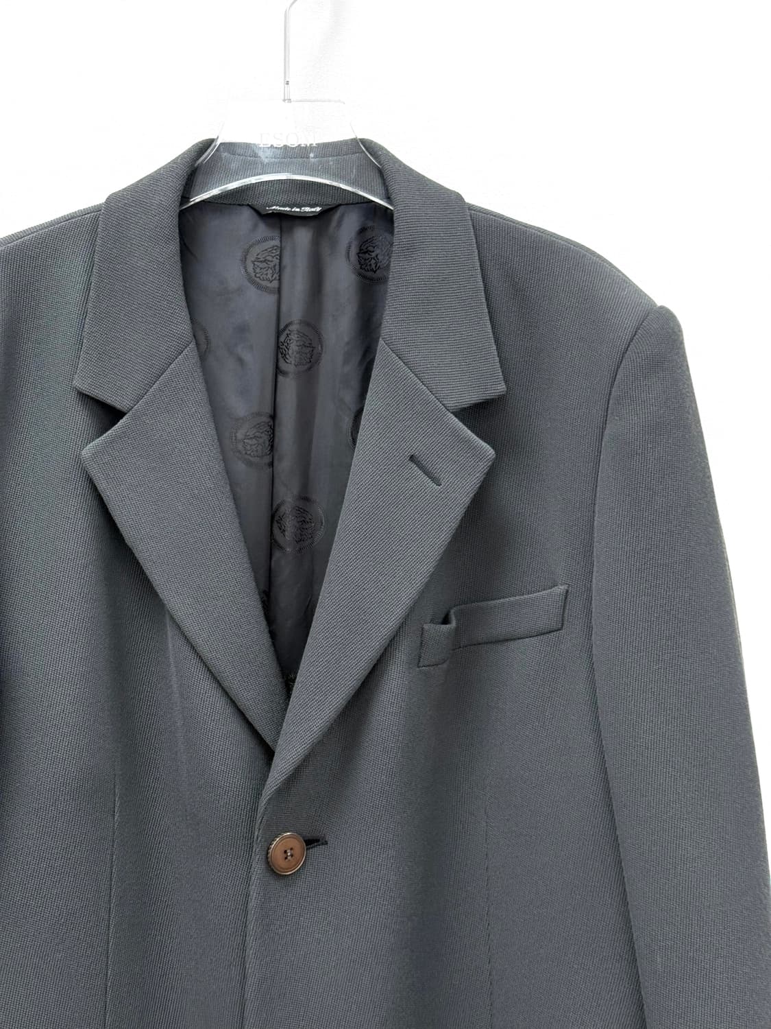 Versus Gianni Versace Black Wool Coat 상품이미지2