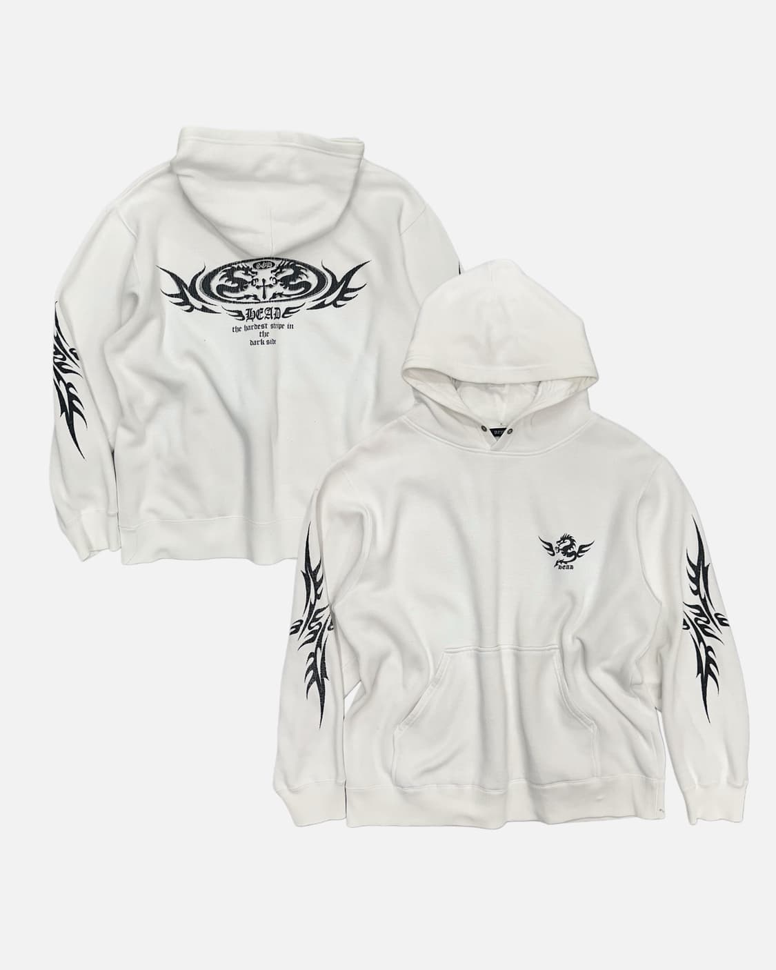 dragon trival printing hood t-shirt 상품이미지1