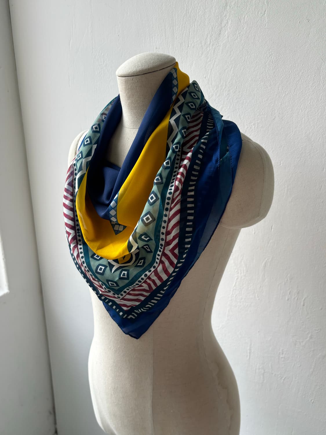 바비에리 이탈리안 실크 스카프 상품이미지3