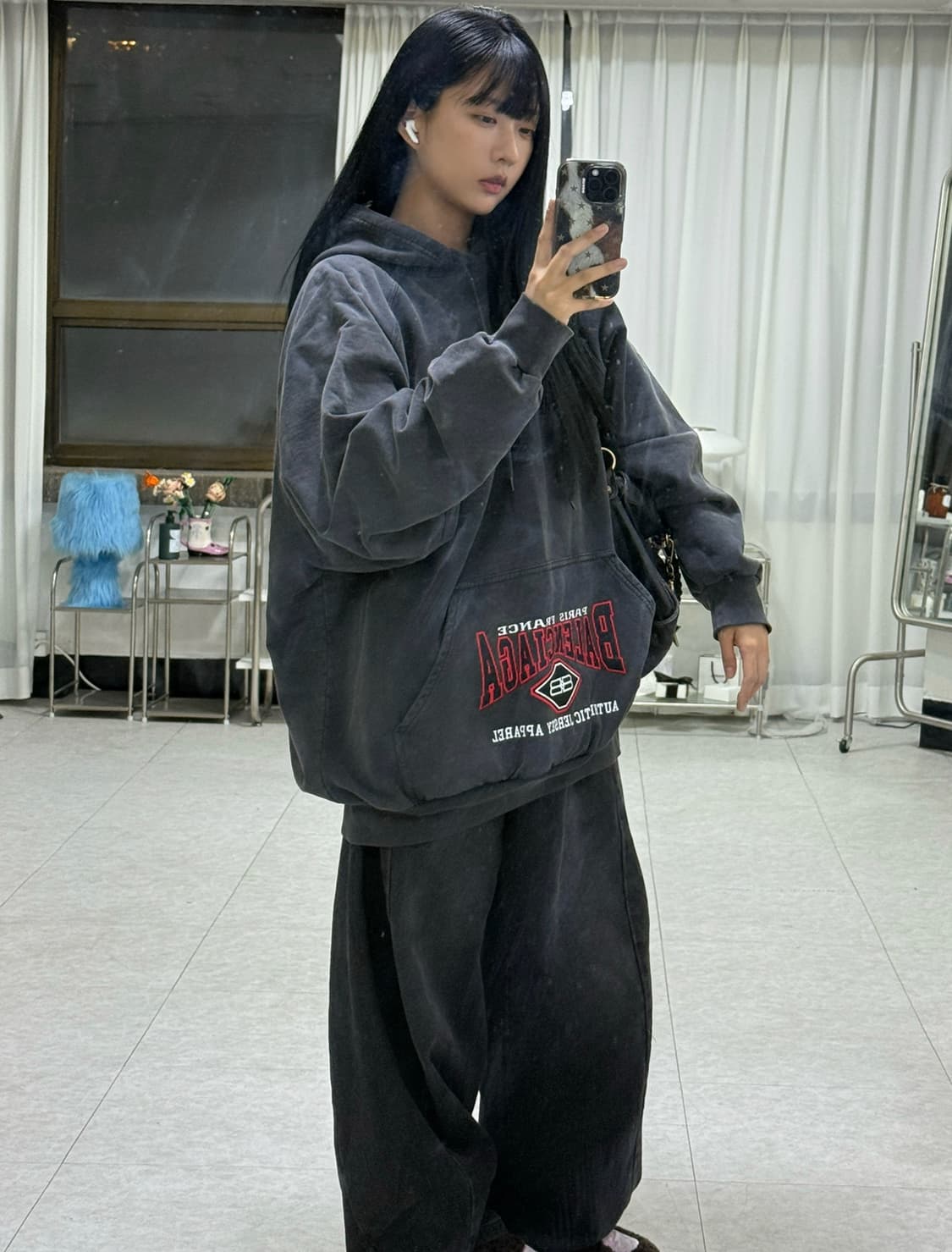 발렌시아가 bb로고 후드 상품이미지2