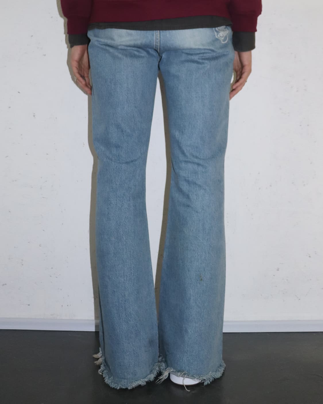 히스테릭 글래머 더 슈퍼 히스 프린티드 부츠컷 데님 팬츠 상품이미지3