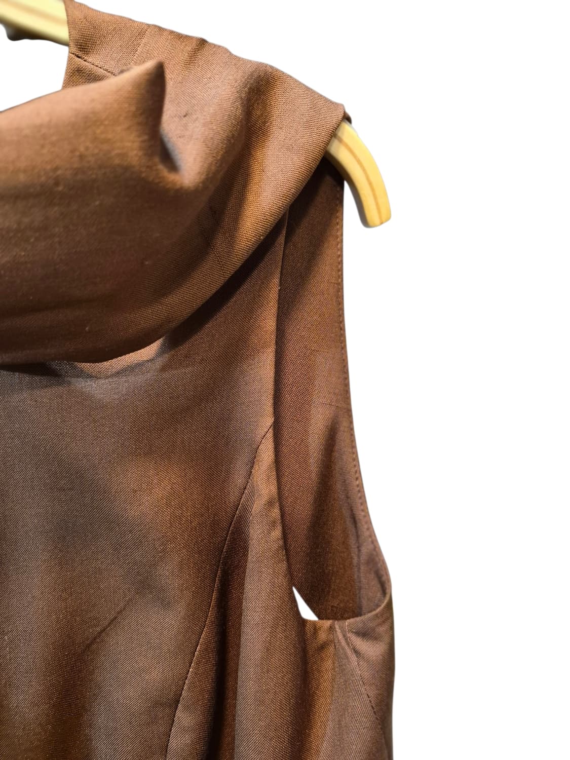 마크제이콥스 브라운 체크 민소매 원피스 상품이미지5