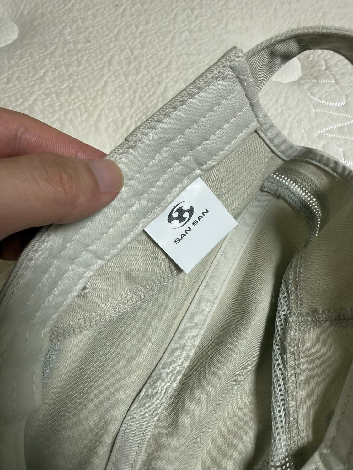 Sansan Gear Curve Panel Cap Light Beige  상품이미지4