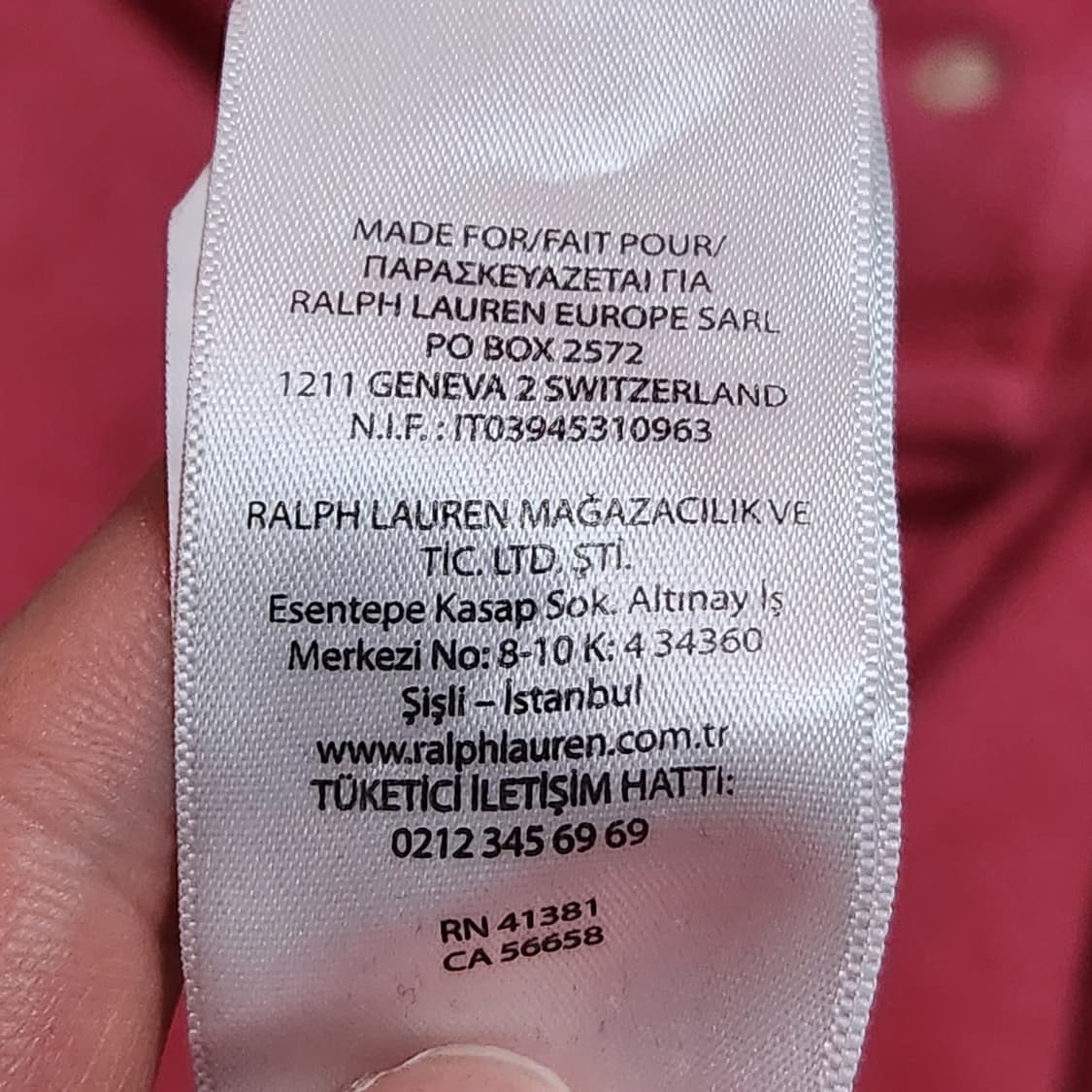 폴로 랄프로렌 핑크 포니자수 피케 셔츠 반팔티 (L) 상품이미지4