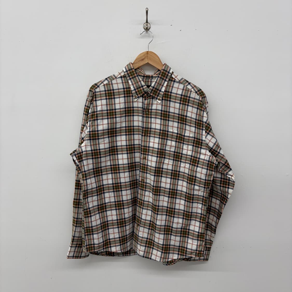 에디바우어 체크 긴팔 셔츠 남성XL 상품이미지1