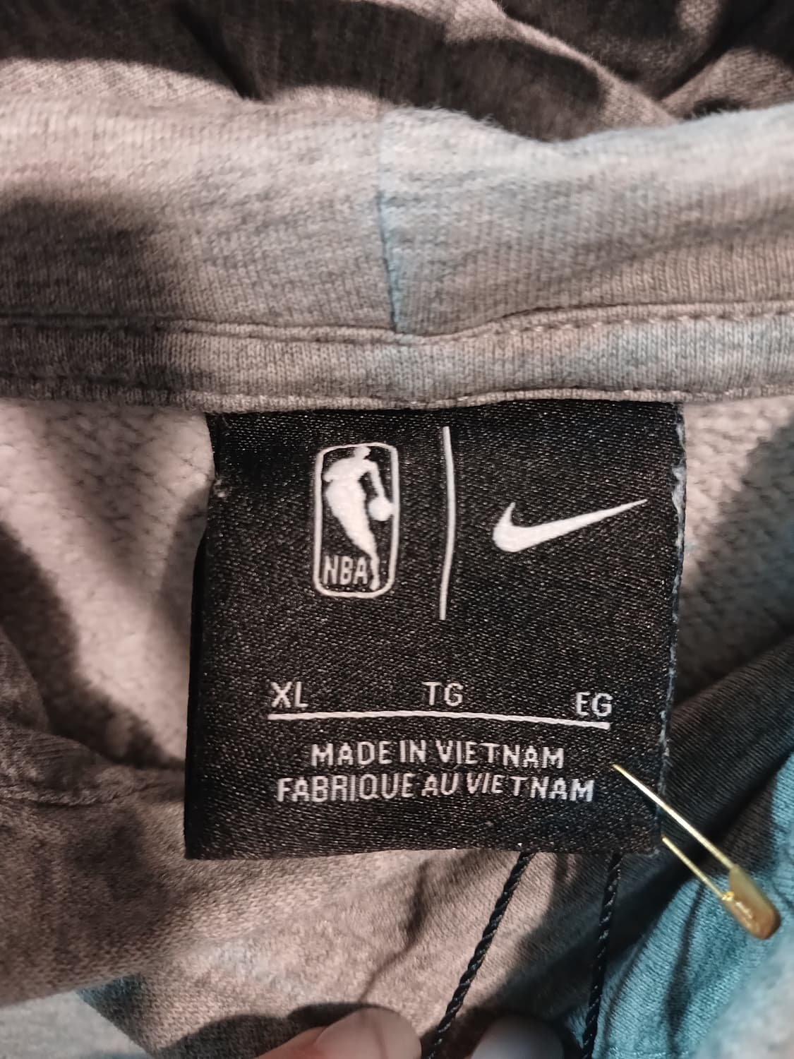 나이키 NBA 기모 그레이 후드티 상품이미지3