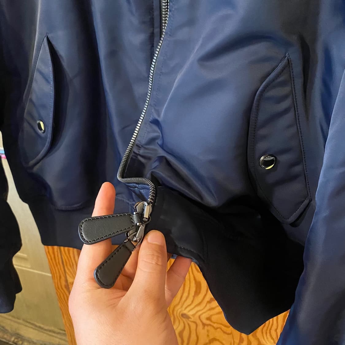 버버리 봄버 자켓 새상품 팝니다.  상품이미지7