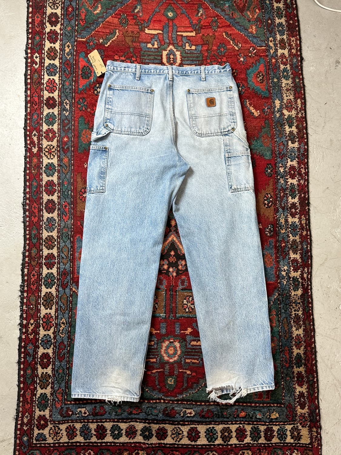 OG 칼하트 데님 더블니 팬츠 칼하트 B73 썩블니 상품이미지4