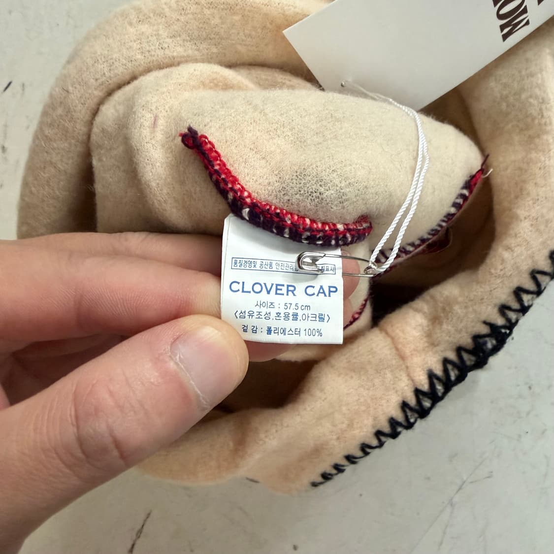 Clover Cap 빈티지 이어플랩 비니 M 상품이미지4