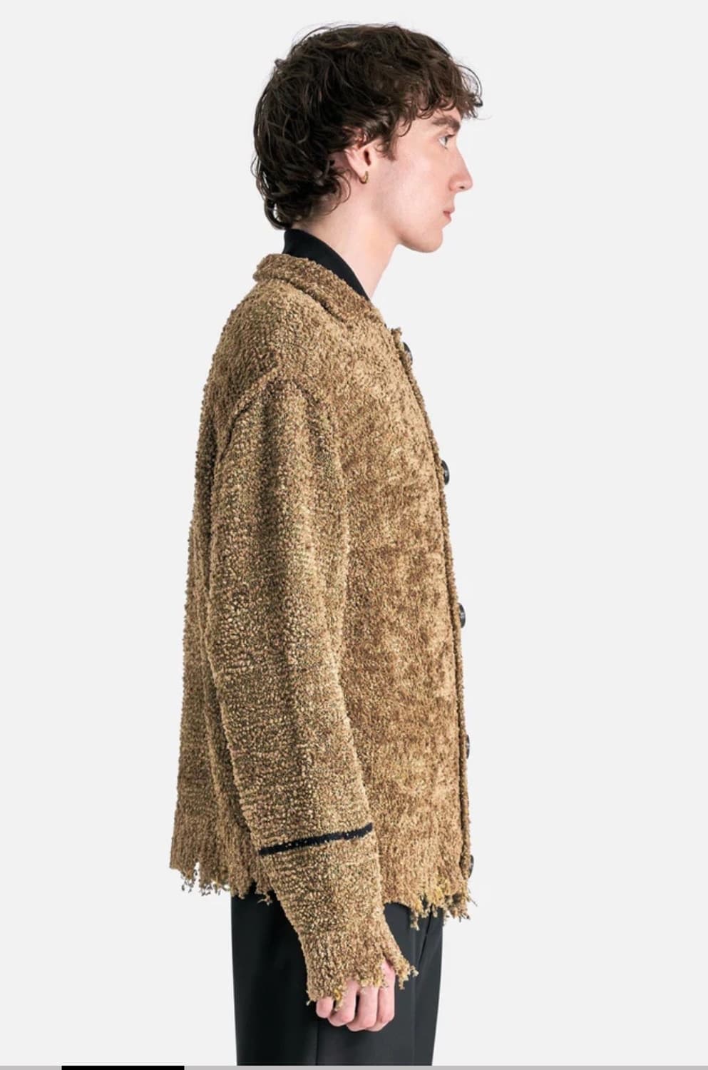 나마체코 axan 가디건 브라운 m 유일매물 새상품 상품이미지3