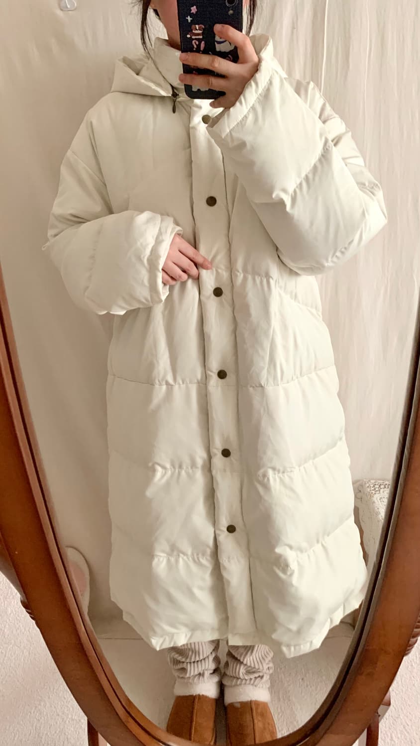 빈티지 모리 오리털 롱패딩 상품이미지6