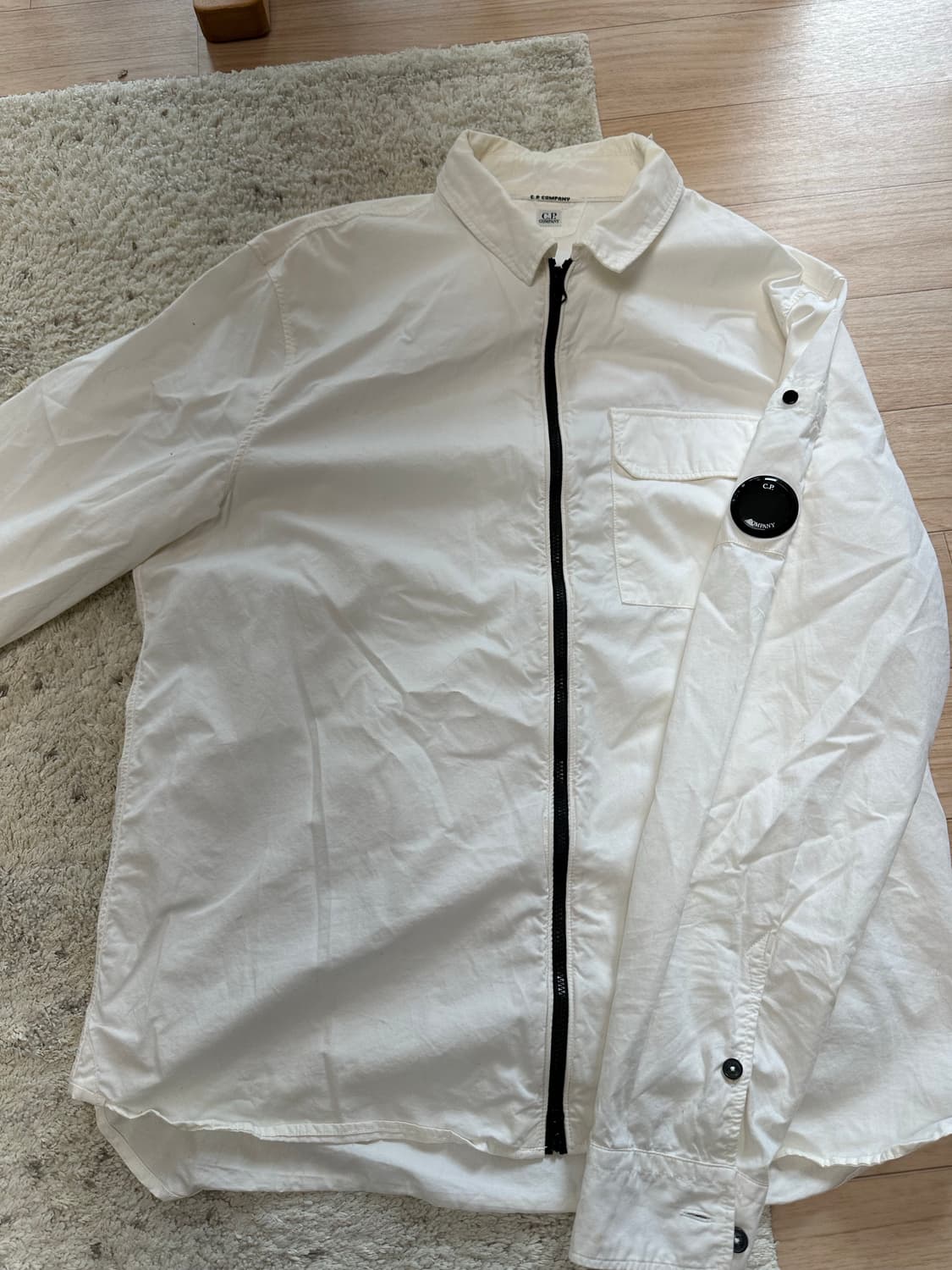 Cp컴퍼니 셔츠자켓 화이트 상품이미지1